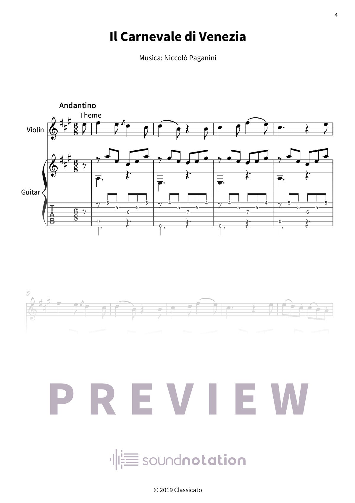 Il Carnevale di Venezia - Preview Page 1