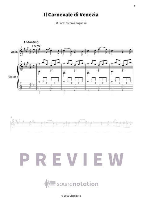 Il Carnevale di Venezia - Preview Page 1