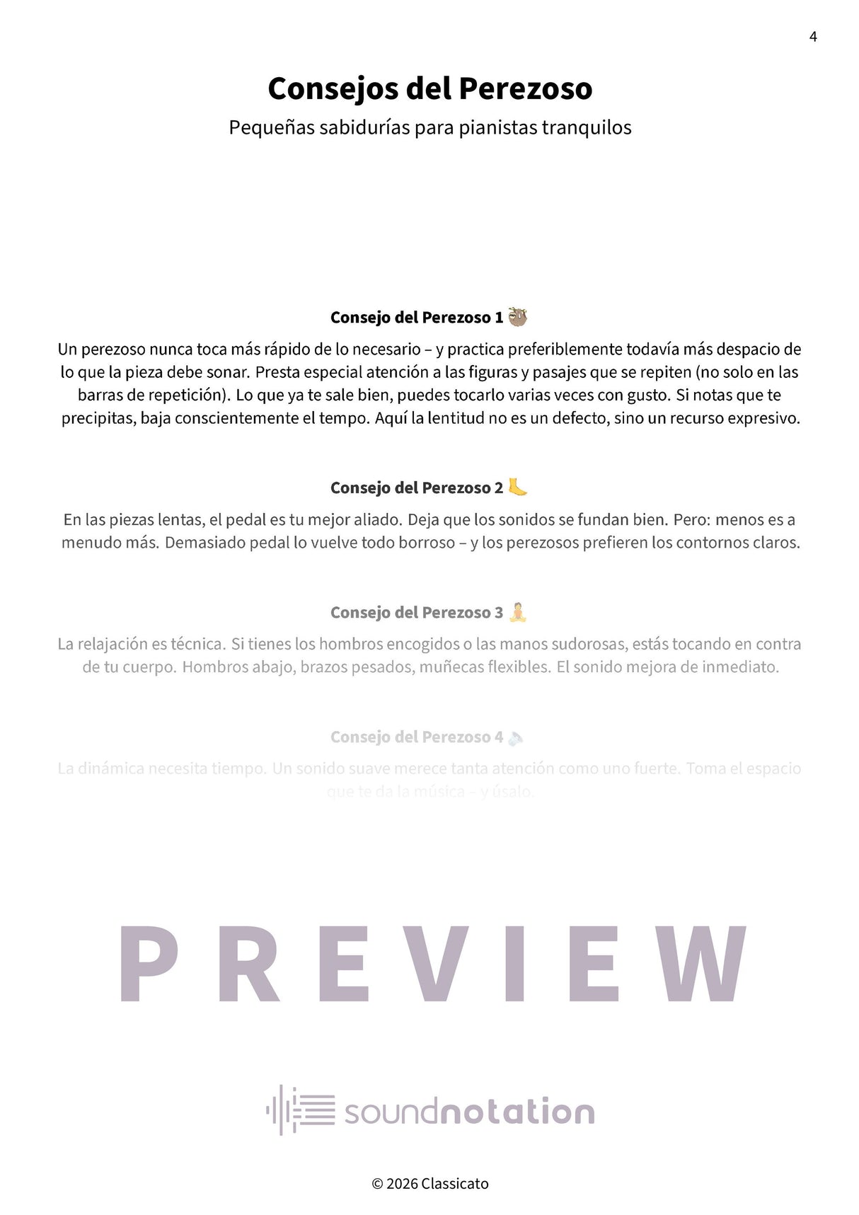 Piezas lentas para pianistas perezosos - Preview Page 1