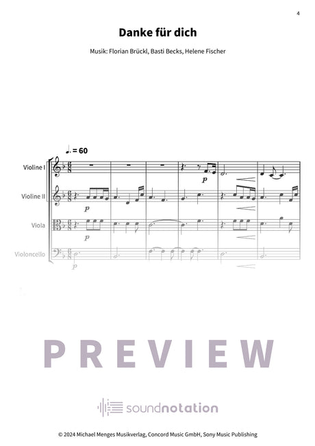 Danke für dich - Preview Page 1