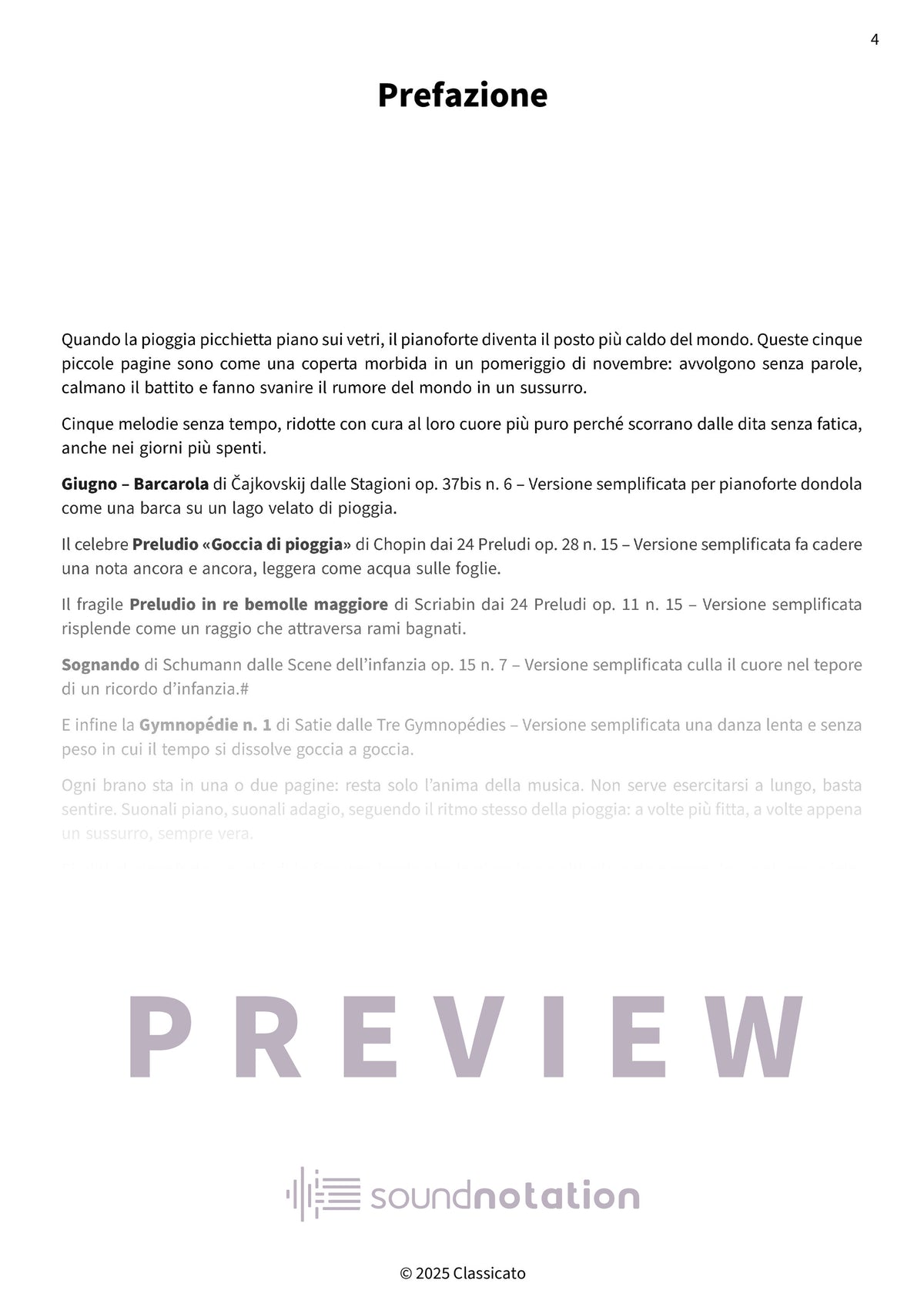 Gocce di pioggia sul pianoforte - Preview Page 1