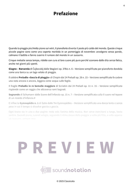 Gocce di pioggia sul pianoforte - Preview Page 1