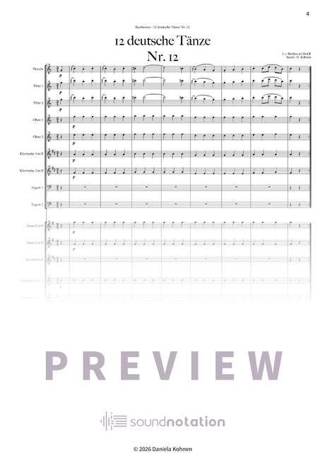 Deutscher Tanz Nr. 12 - Preview Page 1