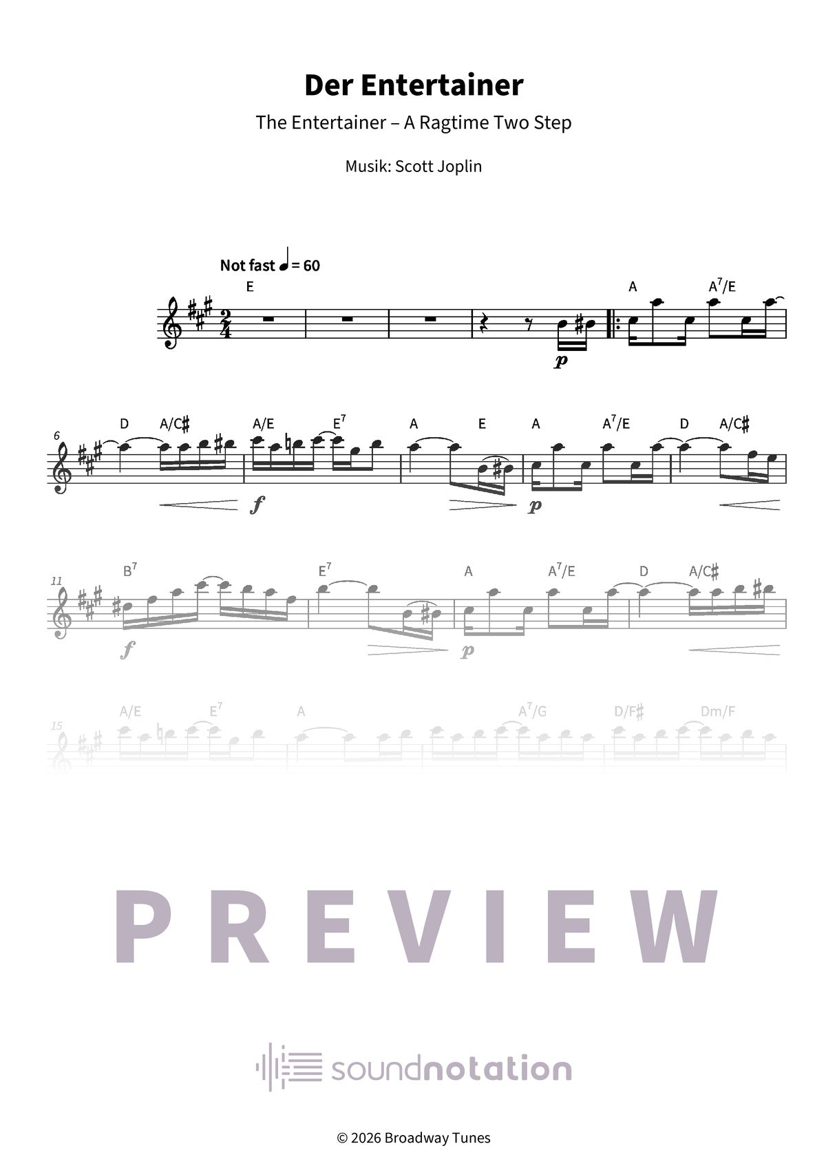 Der Entertainer - Preview Page 1