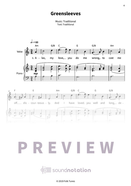 Greensleeves - Preview Page 1
