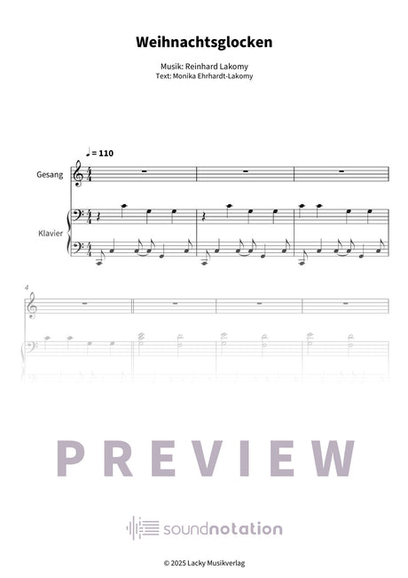 Weihnachtsglocken - Preview Page 1