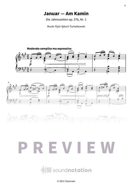 Die Jahreszeiten op. 37b - Preview Page 1