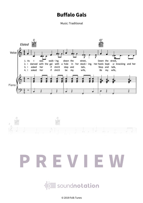 Buffalo Gals - Preview Page 1