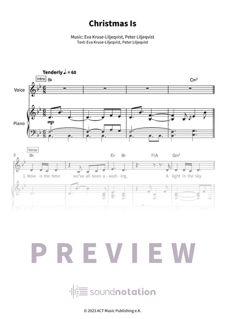 Christmas Is - Preview Page 1