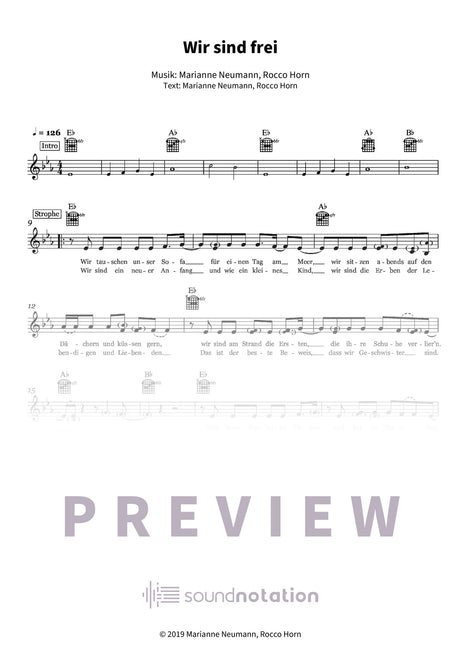 Wir sind frei - Preview Page 1