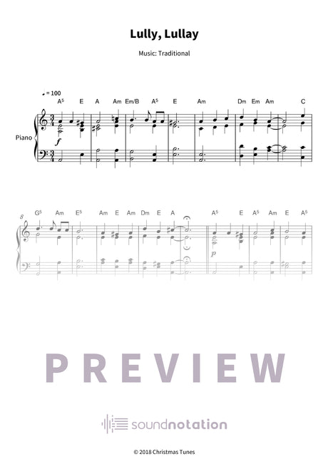 Lully, Lullay - Preview Page 1