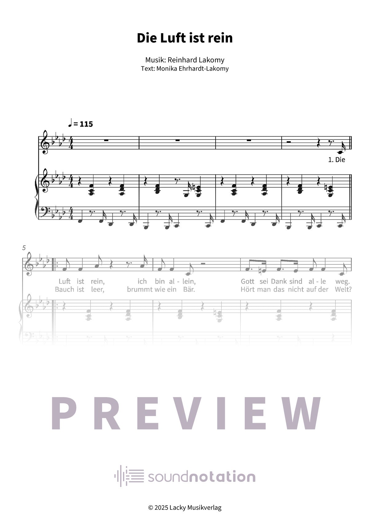 Die Luft ist rein - Preview Page 1