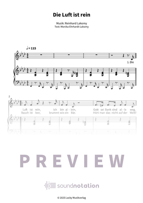 Die Luft ist rein - Preview Page 1