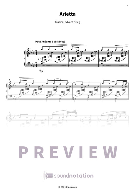 Pezzi lirici, Op. 12 - Preview Page 1