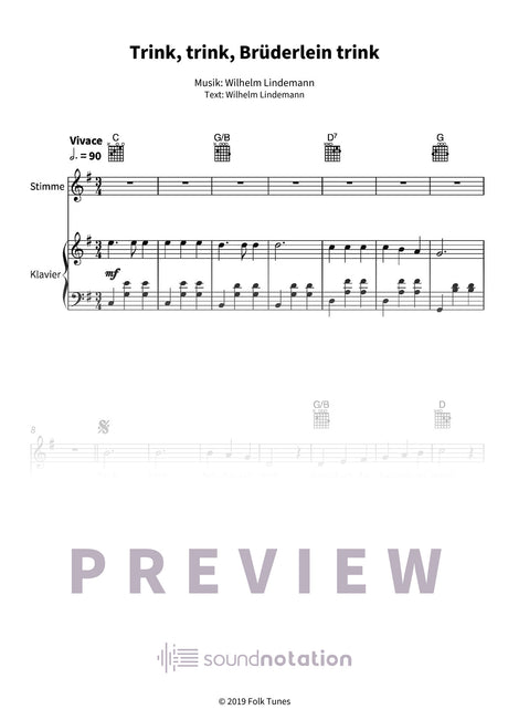 Trink, trink, Brüderlein trink - Preview Page 1
