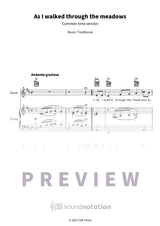As I walked through the meadows - Preview Page 1