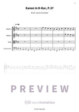 Kanon in D-Dur - Preview Page 1