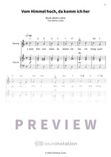 Vom Himmel hoch, da komm ich her - Preview Page 1