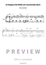 Es klappert die Mühle am rauschenden Bach - Preview Page 1