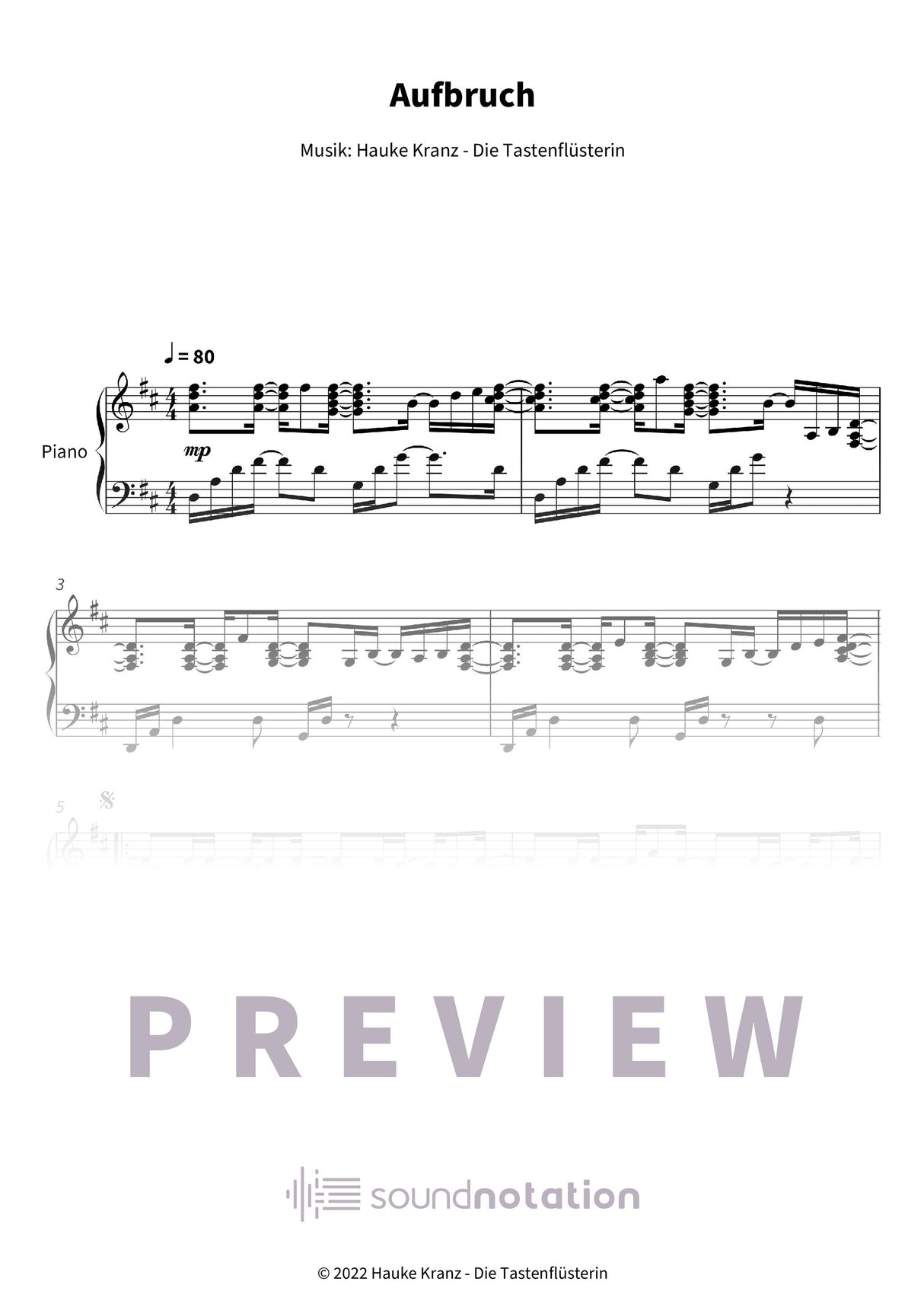 Aufbruch - Preview Page 1