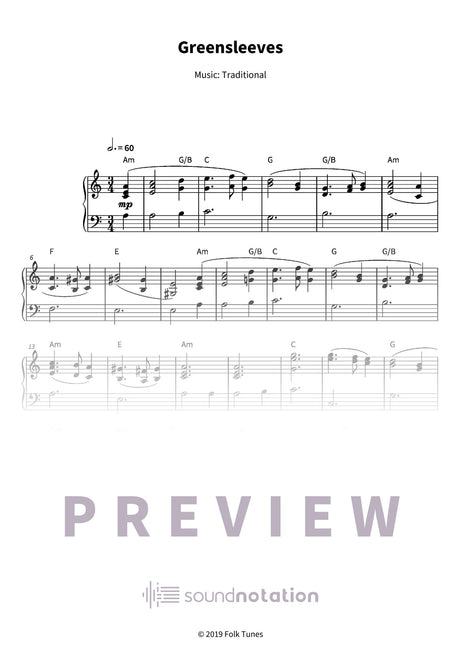Greensleeves - Preview Page 1