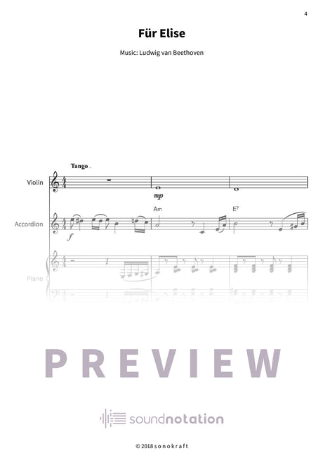 Für Elise - Preview Page 1