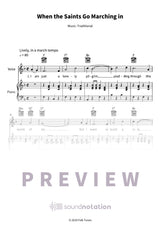 When the Saints Go Marching in - Preview Page 1