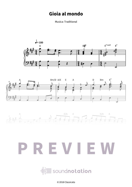 Gioia al mondo - Preview Page 1