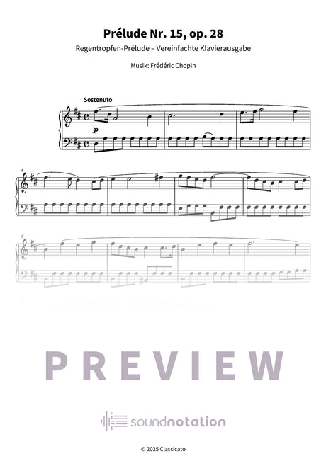 Prélude Nr. 15 - Preview Page 1
