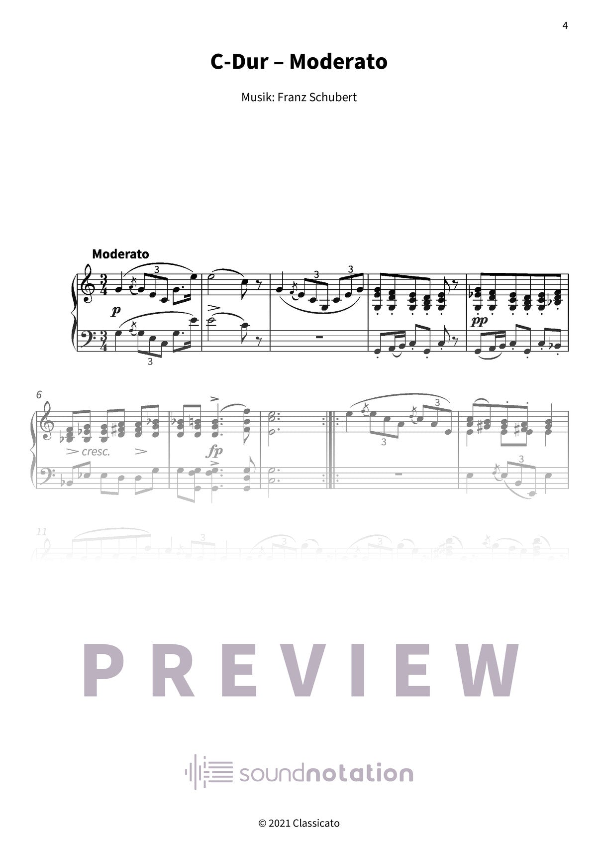 Moments musicaux D 780 (op. 94) - Preview Page 1