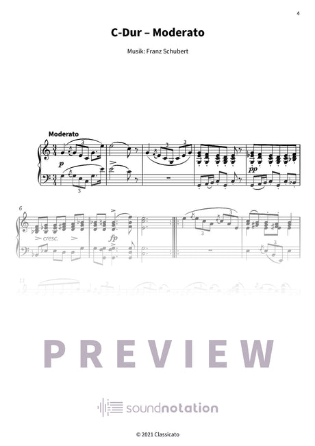 Moments musicaux D 780 (op. 94) - Preview Page 1
