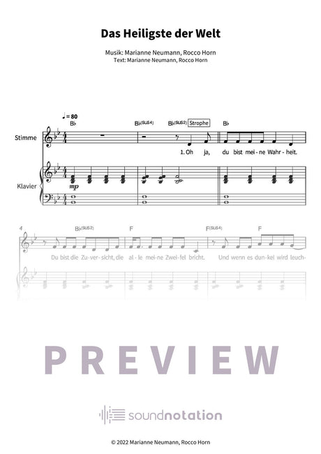 Das Heiligste der Welt - Preview Page 1