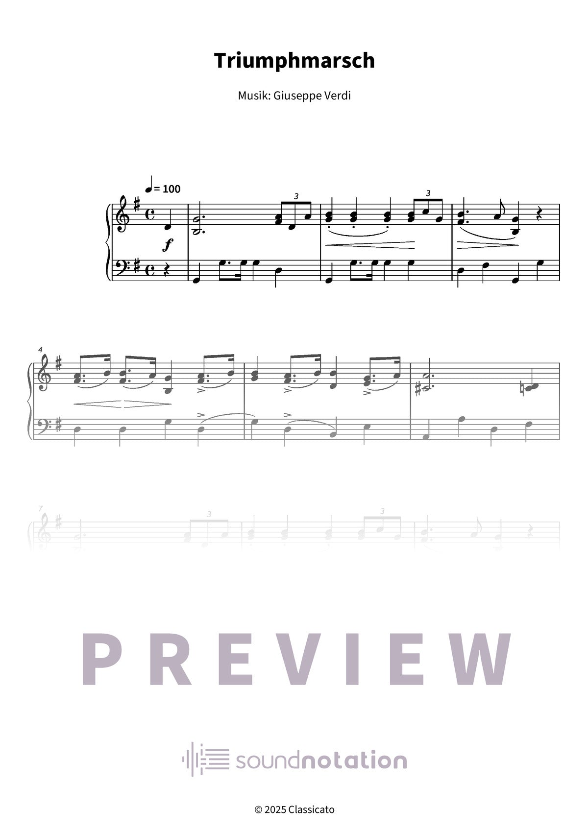 Triumphmarsch - Preview Page 1