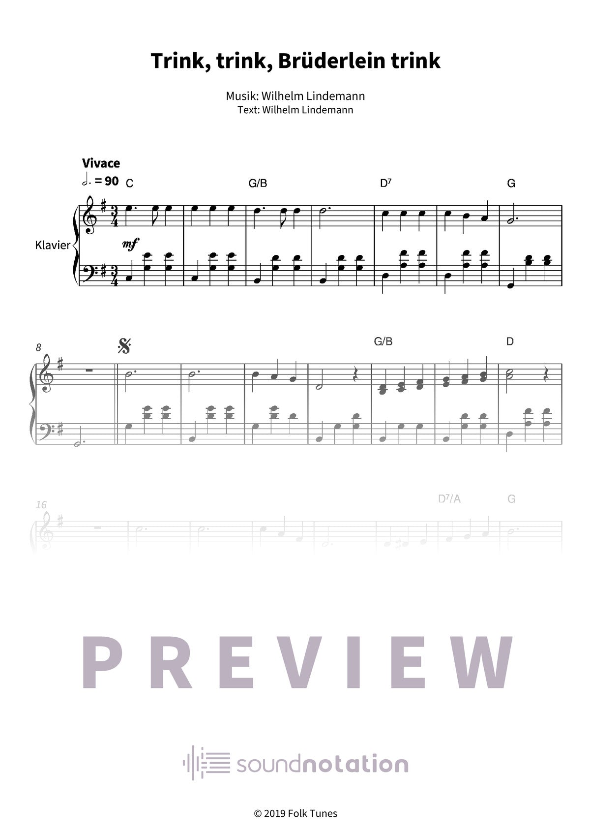 Trink, trink, Brüderlein trink - Preview Page 1