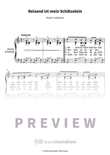 Reizend ist mein Schätzelein - Preview Page 1