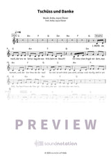 Tschüss und Danke - Preview Page 1