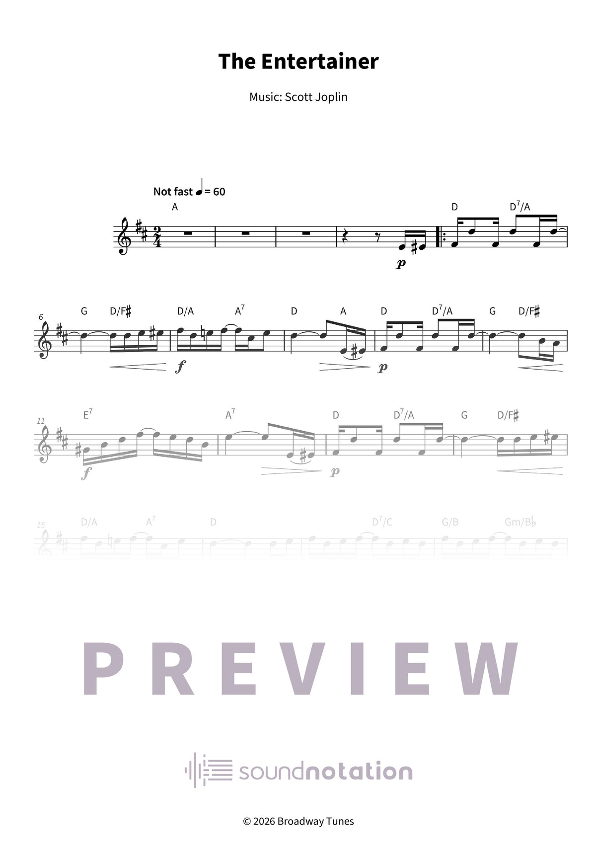 The Entertainer - Preview Page 1