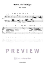Herbei, o ihr Gläub’gen - Preview Page 1