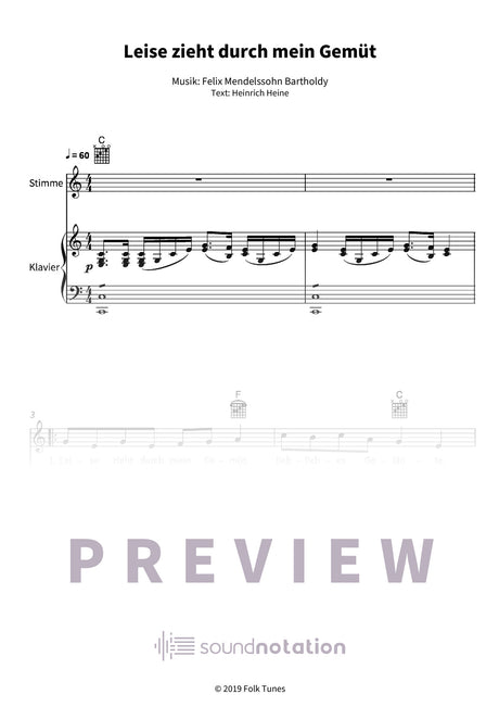 Leise zieht durch mein Gemüt - Preview Page 1