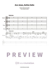 Ave Jesus, Gottes Sohn - Preview Page 1