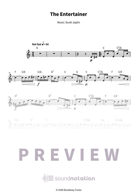 The Entertainer - Preview Page 1