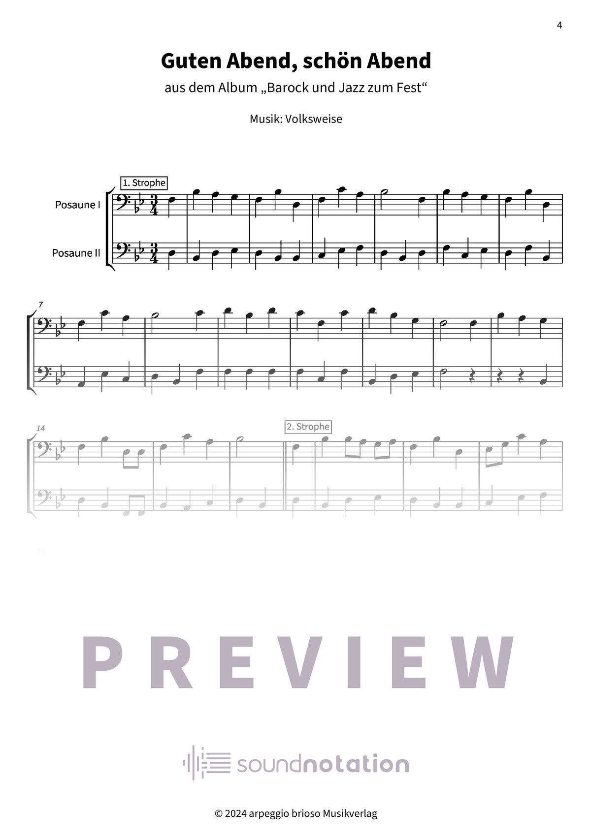 Guten Abend, schön Abend - Preview Page 1