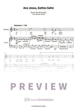 Ave Jesus, Gottes Sohn - Preview Page 1