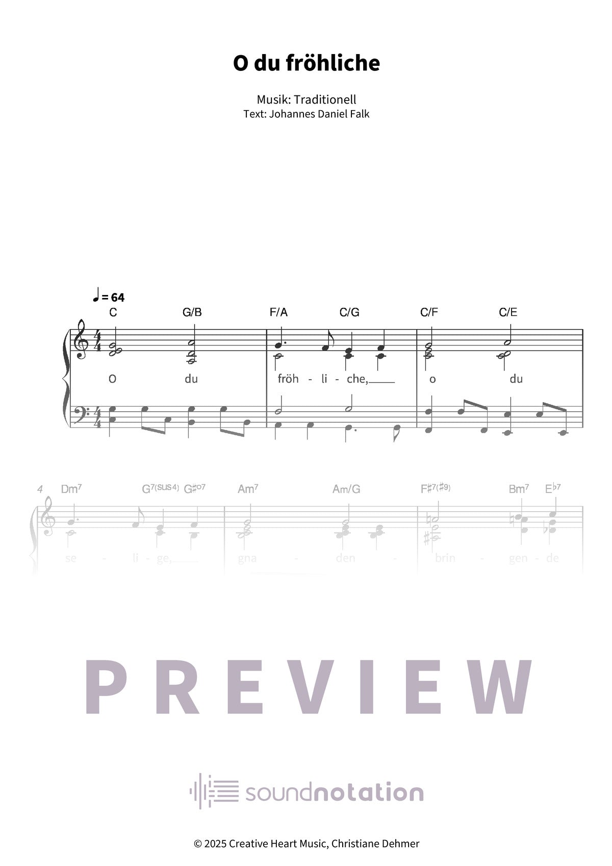 O du fröhliche - Preview Page 1