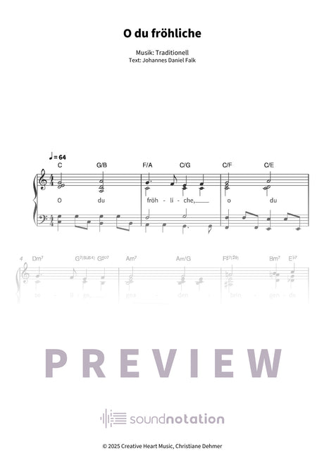 O du fröhliche - Preview Page 1