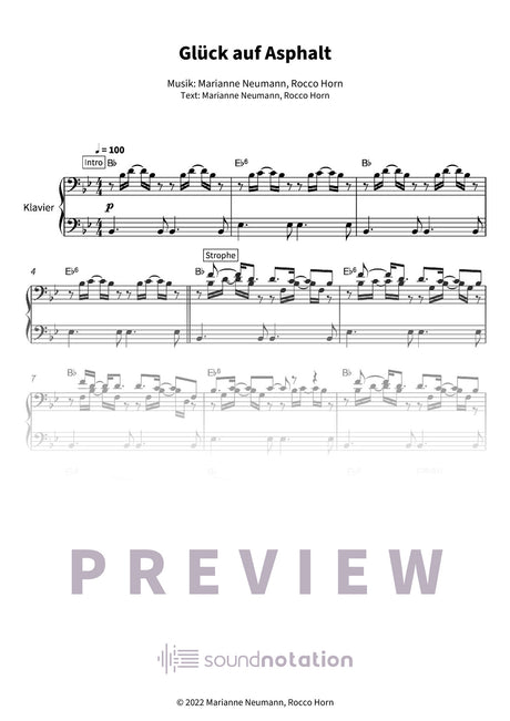 Glück auf Asphalt - Preview Page 1