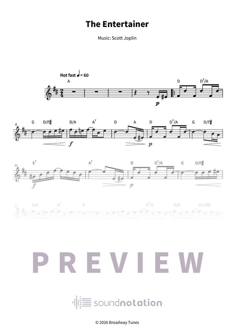 The Entertainer - Preview Page 1