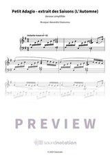 Petit Adagio - Preview Page 1