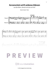 Kerzenschein wirft seidenes Glänzen - Preview Page 1