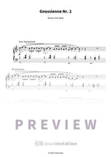 Gnossienne Nr. 2 - Preview Page 1